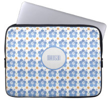 Manga personalizada para portátil Hibiscus Blue