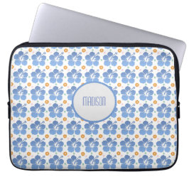 Funda Para Portátil Manga personalizada para portátil Hibiscus Blue