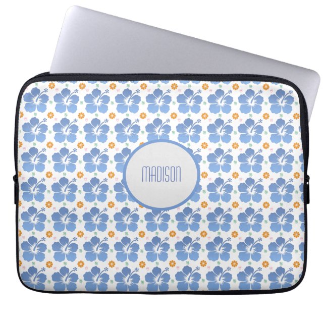 Funda Para Portátil Manga personalizada para portátil Hibiscus Blue (Frente)