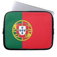 Manga portátil con bandera portuguesa