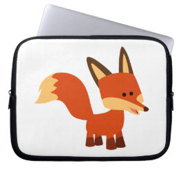 Funda Para Portátil Manga portátil Cute Astute Personalizado Fox