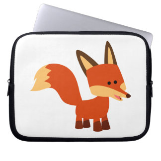 Funda Para Portátil Manga portátil Cute Astute Personalizado Fox