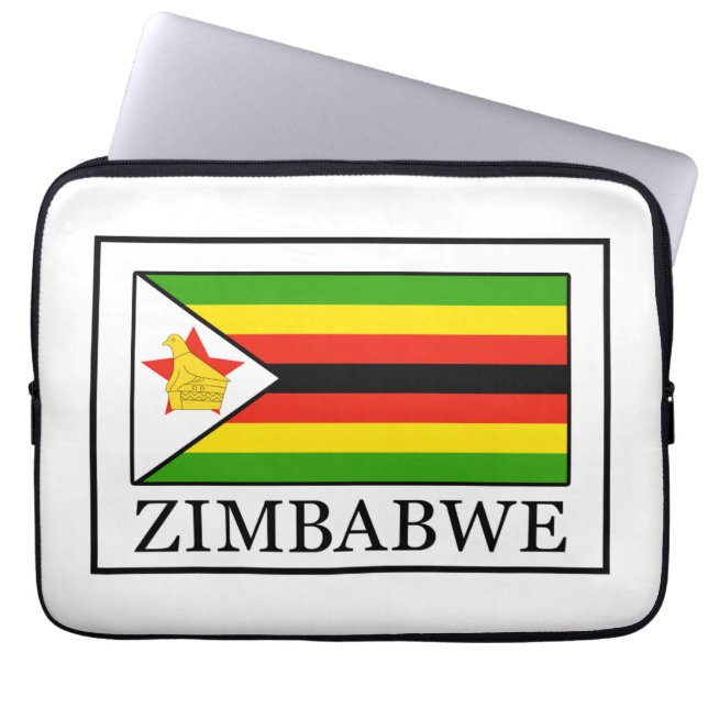 Funda Para Portátil Manga portátil de Zimbabue (Frente)