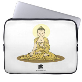 Funda Para Portátil Manga portátil Golden Serenity Buddha