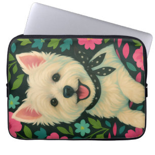 Funda Para Portátil Manga Preppy Westie para portátiles