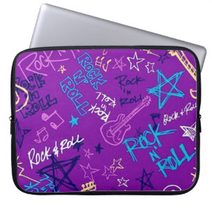 Funda Para Portátil Manga púrpura del ordenador portátil de la