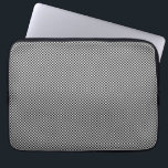 Funda Para Portátil Manga resistente del ordenador portátil de agua<br><div class="desc">Un diseño blanco y negro simple del tablero de ajedrez esta manga hecha fuera de fibras resistentes de agua es la de manera perfecta de proteger su dispositivo.</div>