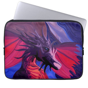 Funda Para Portátil Manga roja del ordenador portátil del dragón