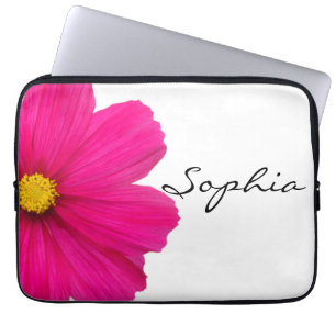 Funda Para Portátil manga rosada femenina linda personalizada del