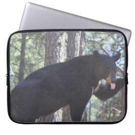 Funda Para Portátil Manga superior de la lapa del oso negro