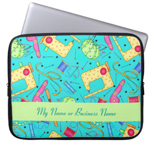 Funda Para Portátil Manga Turquoise Personalizable de costura para por