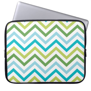 Funda Para Portátil Mangas azules y verdes del ordenador portátil
