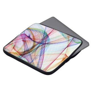 Funda Para Portátil Mangas blancas y azules ABSTRACTAS del ordenador