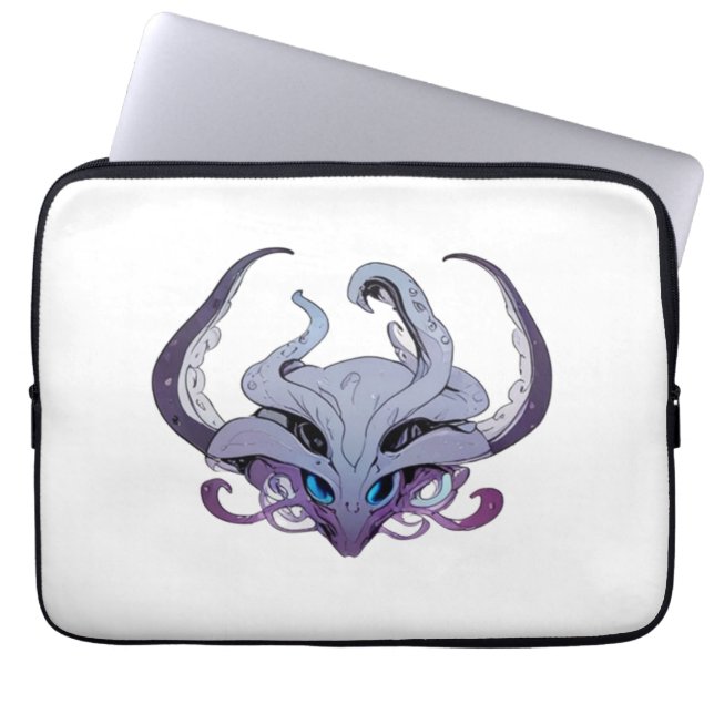 Funda Para Portátil Mangas de la laptop Lady tentacle (Frente)