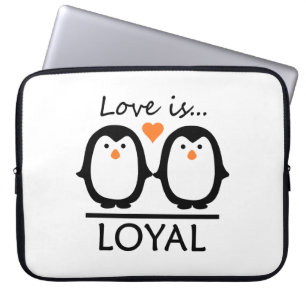 Funda Para Portátil Mangas de laptop Penguin Love