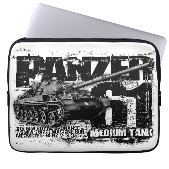 Funda Para Portátil Mangas de PC Panzer 61 (Frente)