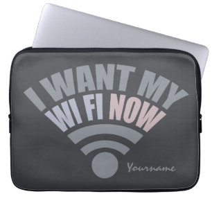 Funda Para Portátil Mangas de portátil personalizado WiFi