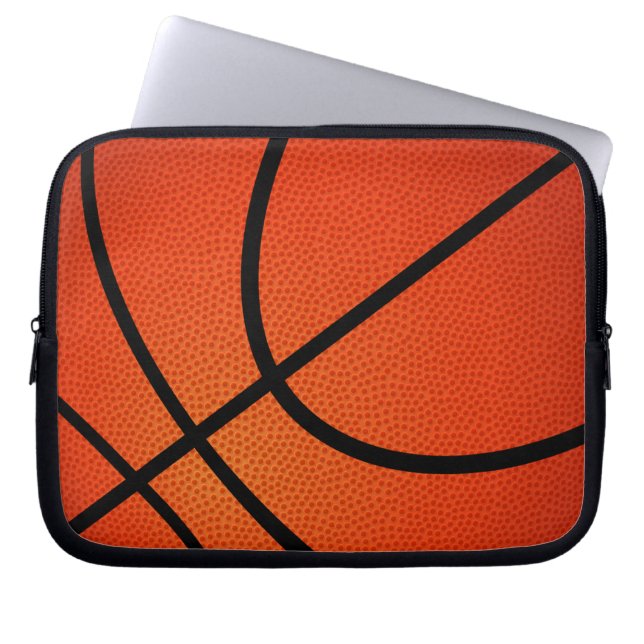 Funda Para Portátil Mangas del ordenador portátil del baloncesto (Frente)