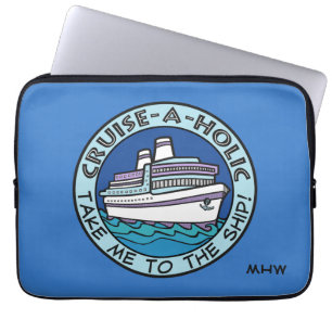 Funda Para Portátil Mangas monográficas de personalizado cruise-A-Holi