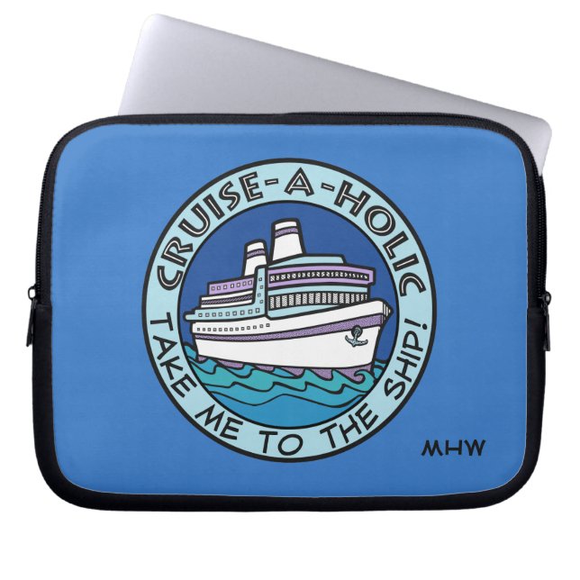 Funda Para Portátil Mangas monográficas de personalizado cruise-A-Holi (Frente)