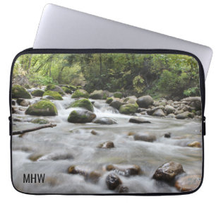 Funda Para Portátil Mangas monográficas de personalizado Forest Stream