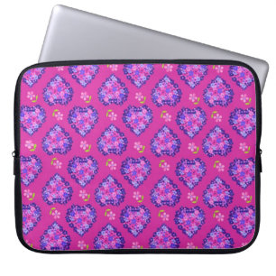 Funda Para Portátil Mangas para portátiles, corazones y flores en mage