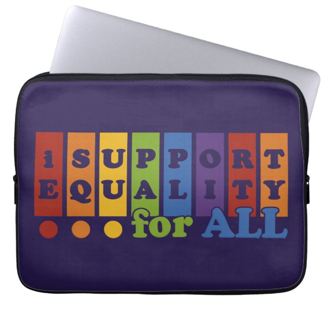 Funda Para Portátil Mangas para portátiles Equal Rights (Frente)