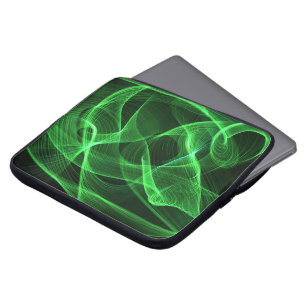 Funda Para Portátil Mangas verdes ABSTRACTAS del ordenador portátil