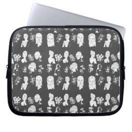 FUNDA PARA PORTÁTIL MANGUITO DE FLORES Y MUJERES (DG&W)