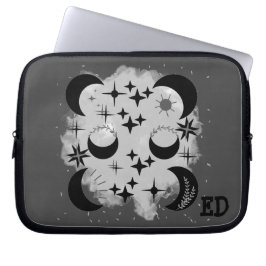 FUNDA PARA PORTÁTIL MANGUITO DE LA LUNA Y LAS ESTRELLAS (G&B)