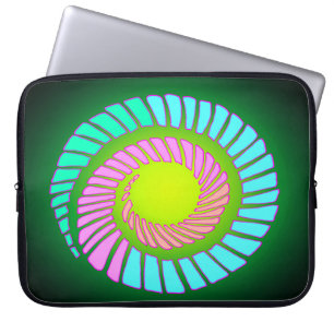 Funda Para Portátil Manguito de portátil de espiral terrestre
