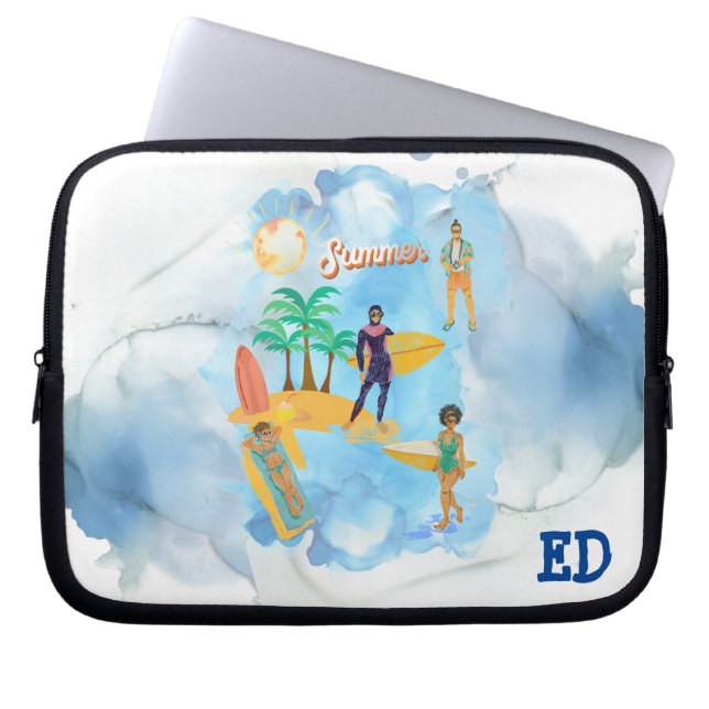 FUNDA PARA PORTÁTIL MANGUITO PORTÁTIL DE BEACH VIBE (Frente)