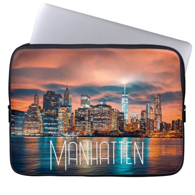 Funda Para Portátil Manhatten Cityscape (Frente)