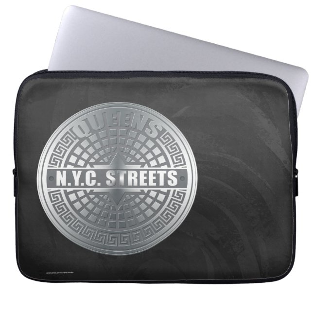 Funda Para Portátil Manhole Covers Queens (Frente)