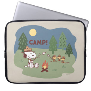 Funda Para Portátil Maní Snoopy & Woodstock en el fogón