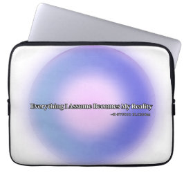 Funda Para Portátil Manifestación del Aura Morada Estética