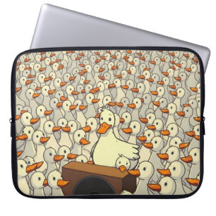 Funda Para Portátil Manifestación del Pato - Divertido Personalizado d