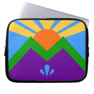 Funda Para Portátil Manitou Springs Flag Laptop Sleeve
