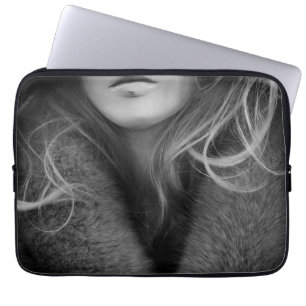 Funda Para Portátil Mannequina en blanco y negro