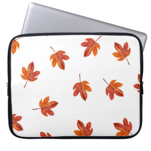 Funda Para Portátil Mano de acuarela de hojas de otoño dibujada