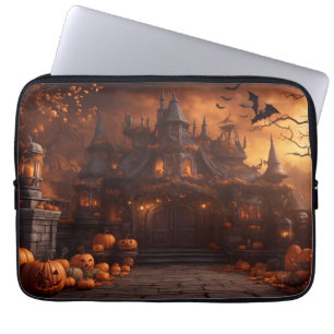 Funda Para Portátil Mansión de miedo en casa de Halloween, espantada y