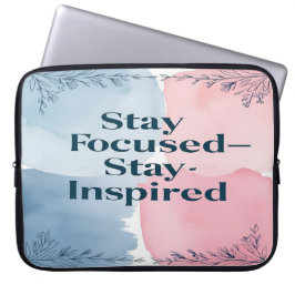 Funda Para Portátil Mantén el Enfoque Mantén la Inspiración