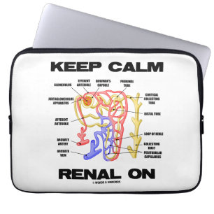 Funda Para Portátil Mantener Calm Renal Activado (Nefron Riñón)