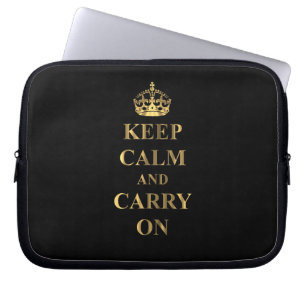 Funda Para Portátil Mantener la calma en cualquier color