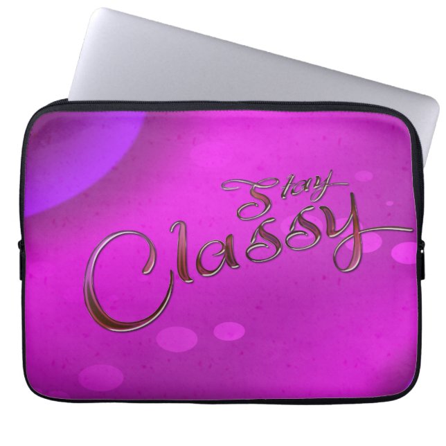 Funda Para Portátil Mantener la clase (Frente)