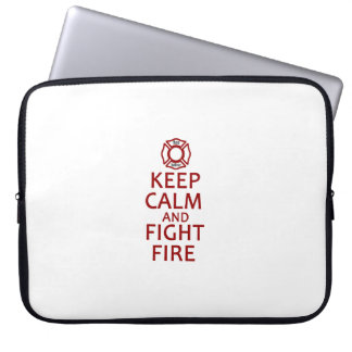 Funda Para Portátil Mantenga fuego tranquilo y de la lucha