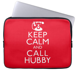 Funda Para Portátil Mantenga marido tranquilo y de la llamada