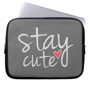 Funda Para Portátil Manténganse Cuidados Mangas De Portátiles, Gris