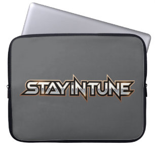 Funda Para Portátil Mantente en sintonía - texto