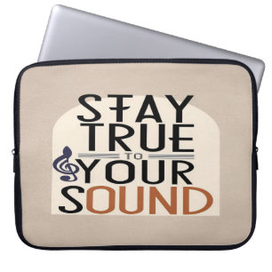 Funda Para Portátil Mantente Fiel a Tu Sonido